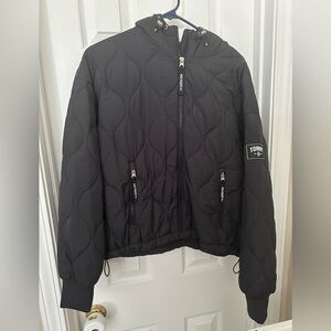 Tommy Hilfiger Sport Black Jacket with Cream Lining